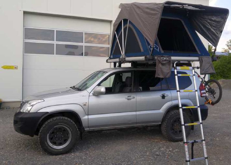 Kompaktes dach - kompaktes Zelt: Toyota Landcruiser