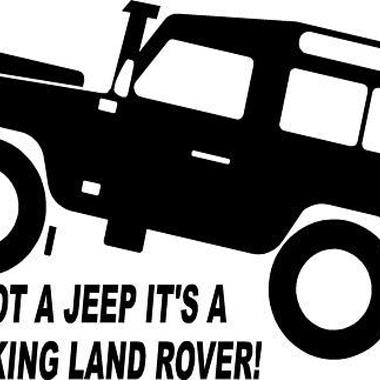 It's not a Jeep - it's a f**king Land Rover!
