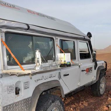 Klappbare Sandblechhalterung aus Edelstahl